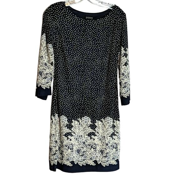 EUC Navy/White Dress En Focus - Picture 1 of 7